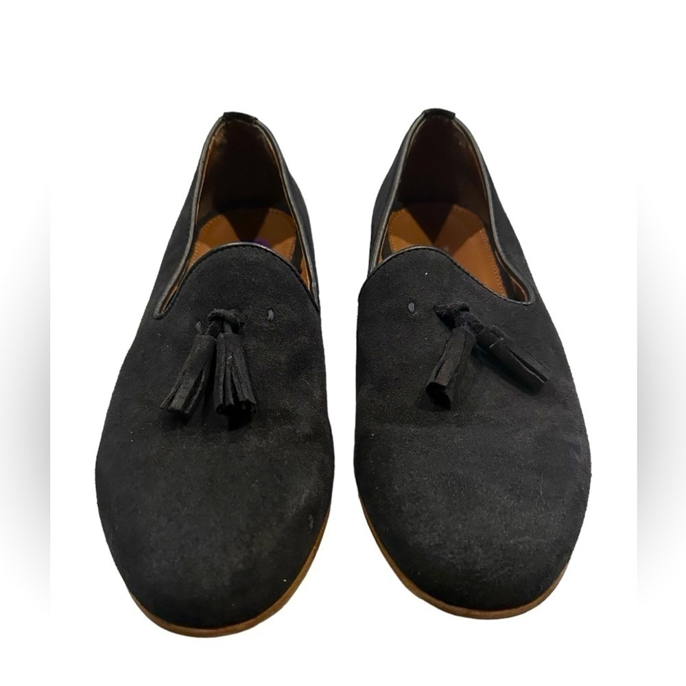 Zara Men Suede Tassel Loafers Classic Style Size 41 or 8